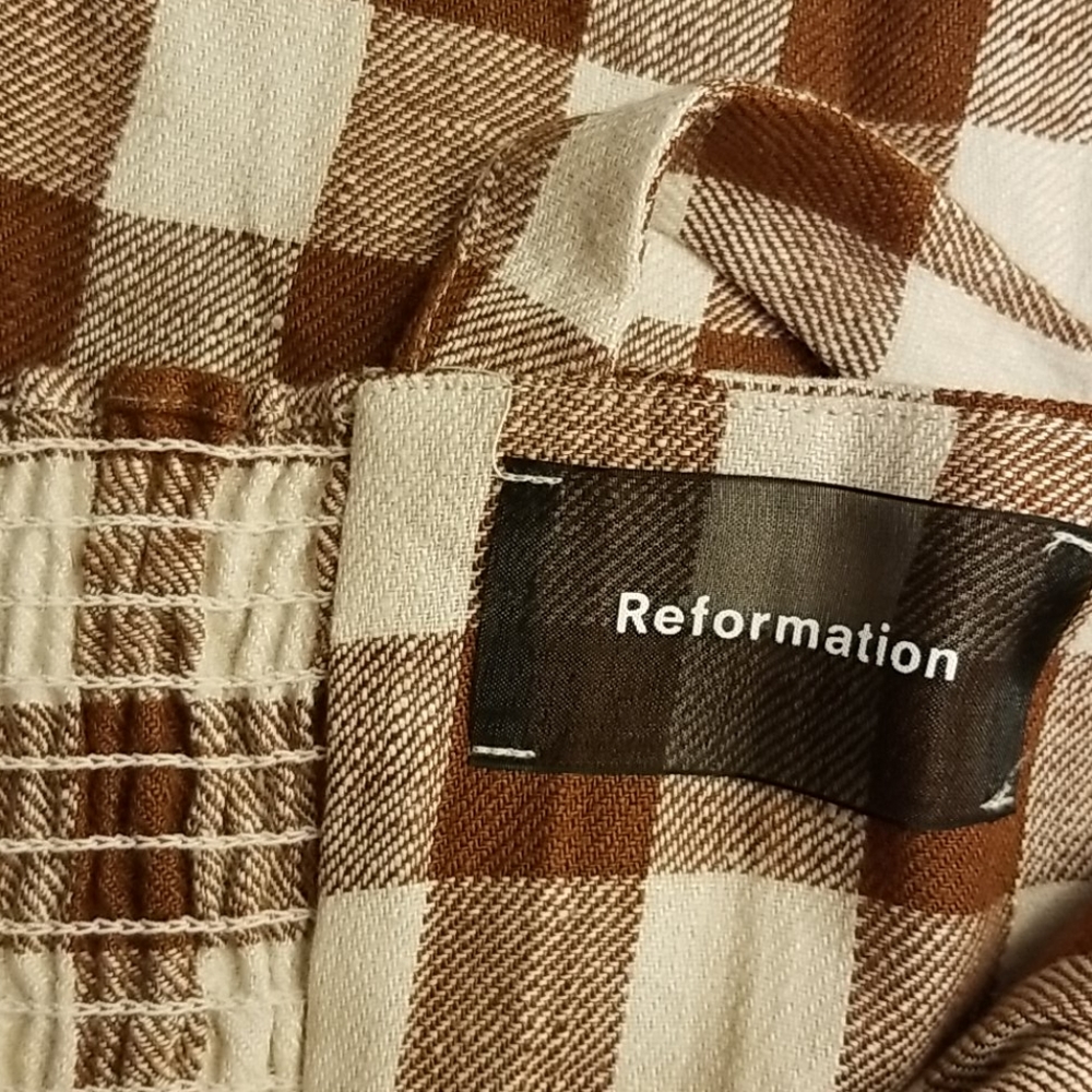 Reformation Coconut Havana Romper size 10 - Picture 7 of 8